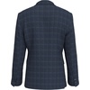 image:imageLucky Brand Mens Navy Heather Glen Plaid Knit Sportcoat Slim Fit 2Button