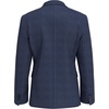 image:imageLucky Brand Mens Navy Plaid Knit Sport Coat Slim Fit Notch Collar 2 Button Unstructured Blazer