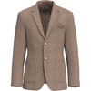 image:imageLucky Brand Mens Knit Blazer Sportcoat Rayon Polyester Blend Slim Fit Plaid 2 Button Notch CollarCamel