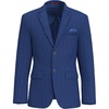 image:imageLucky Brand Mens Light Blue Herringbone Knit Sport Coat Slim Fit 2 Button Notch Collar