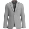 image:imageLucky Brand Mens Sport Coat Slim Fit Knit Plaid Unstructured 2 Button Notch CollarGrey