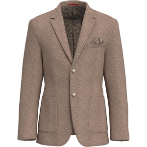 image:imageLucky Brand Mens Knit Blazer Sportcoat Rayon Polyester Blend Slim Fit Plaid 2 Button Notch CollarCamel