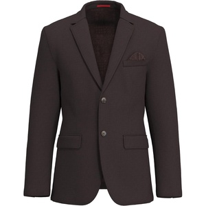 image:imageLucky Brand Mens Sportcoat Slim Fit Knit Blazer with Notch Collar and Flap PocketsBrown