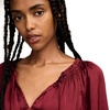 image:imageLucky Brand Womens Long Sleeve Satin Mini DressBerry