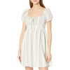 image:imageLucky Brand Womens Babydoll Mini DressMulti Stripe