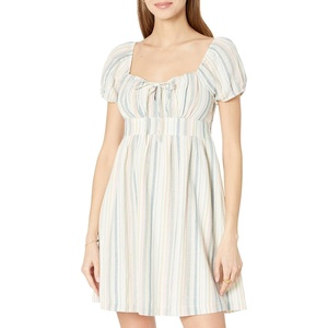 image:imageLucky Brand Womens Babydoll Mini DressMulti Stripe