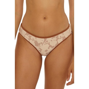 image:imageLucky Brand Womens Belize Crochet Bikini Bottom Cheeky Coverage Swimwear Separates for WomenNatural