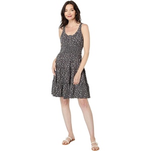 image:imageLucky Brand Womens Tiered Knit DressBlack Multi